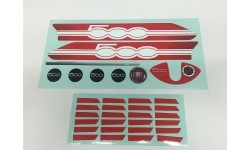Buzzy - zestaw naklejek Fiat 500