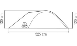 Namiot turystyczny kempingowy Coleman Darwin Plus, 3 osobowy