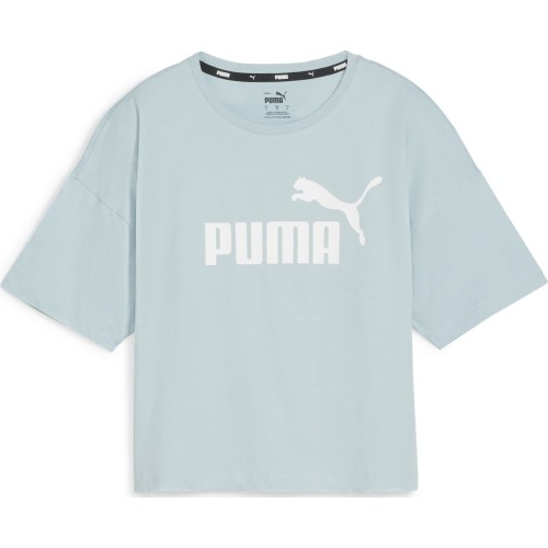 Damska koszulka Puma Ess Cropped Logo miętowa 586866 22