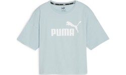 Damska koszulka Puma Ess Cropped Logo miętowa 586866 22