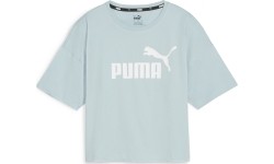 Damska koszulka Puma Ess Cropped Logo miętowa 586866 22