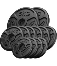 Zestaw obciążeń żeliwnych olimpijskich 30 kg / 2 x 5 kg + 6 x 2,5 kg + 4 x 1,25 kg - Marbo Sport