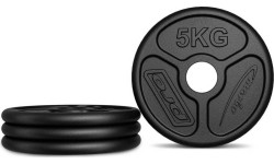 Zestaw obciążeń żeliwnych Marbo, 30 kg (2x5 kg + 6x2,5 kg + 4x1,25 kg)