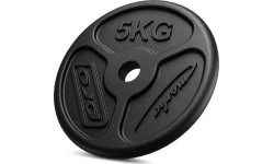 Zestaw obciążeń żeliwnych Marbo Slim, 30 kg / 4x1,25 kg, 6x2,5 kg, 2x5 kg