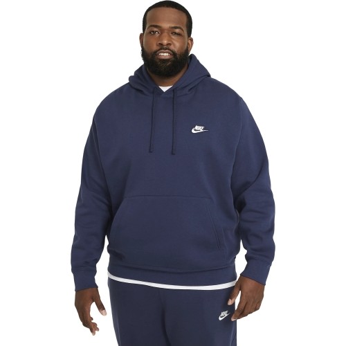 Nike bluza męska NSW Club Hoodie PO BB FL Navy BV2654 410