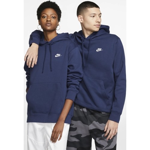 Nike bluza męska NSW Club Hoodie PO BB FL Navy BV2654 410