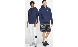 Nike bluza męska NSW Club Hoodie PO BB FL Navy BV2654 410
