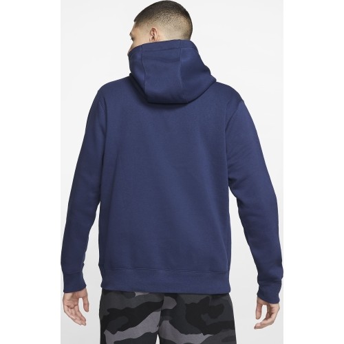Nike bluza męska NSW Club Hoodie PO BB FL Navy BV2654 410