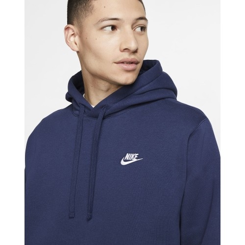 Nike bluza męska NSW Club Hoodie PO BB FL Navy BV2654 410