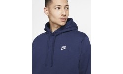 Nike bluza męska NSW Club Hoodie PO BB FL Navy BV2654 410