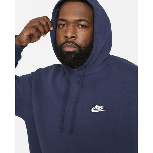 Nike bluza męska NSW Club Hoodie PO BB FL Navy BV2654 410