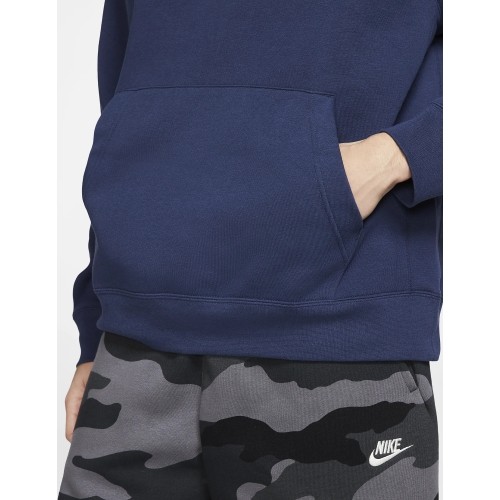 Nike bluza męska NSW Club Hoodie PO BB FL Navy BV2654 410