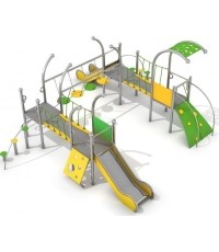 Zestaw wspinaczkowy na plac zabaw Inter-Play Dometo 4-1