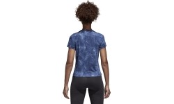 Koszulka Adidas W Id Slim Tee, niebieska, CG1002