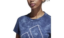 Koszulka Adidas W Id Slim Tee, niebieska, CG1002