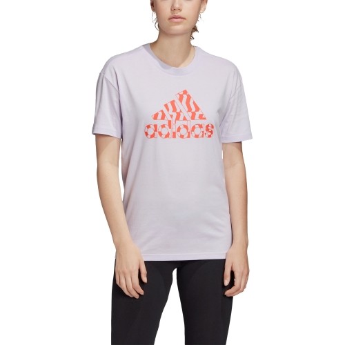 Bluzka damska Adidas W MHE GR Tee Purple FJ5027