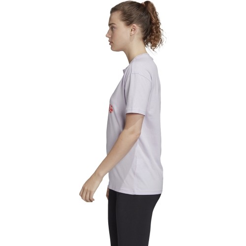 Bluzka damska Adidas W MHE GR Tee Purple FJ5027
