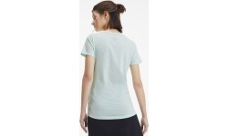 Bluzka damska Puma Ess+ Logo Heather Tee, zielona