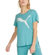 Puma Palaidinė Moterims Rtg Logo Tee Porcelain Mint 586454 61