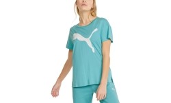 Koszulka damska Puma Rtg Logo Tee Porcelain Mint 586454 61