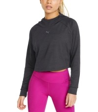 Puma Džemperis Moterims Flawlees Pullover Hoodie Black 521551 01