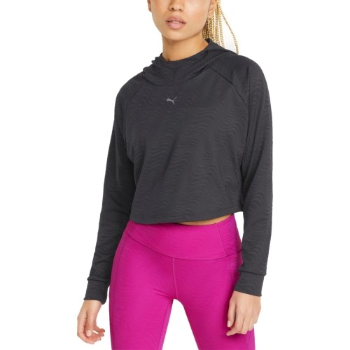 Puma Flawless Pullover Hoodie damska bluza z kapturem, czarna, 521551 01