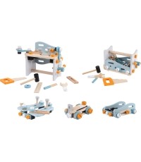 Ecotoys 2w1 drewniany stół warsztatowy