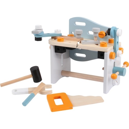 Ecotoys 2w1 drewniany stół warsztatowy