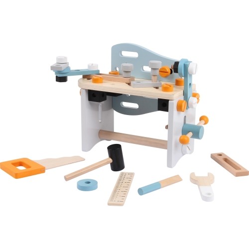 Ecotoys 2w1 drewniany stół warsztatowy