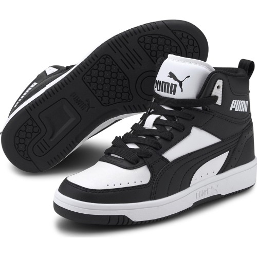 Buty modzieowe Puma Rebound Joy Black White 374687 01