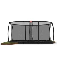 BERG Ultim Champion FlatGround 500 Black + siatka zabezpieczająca DLX XL