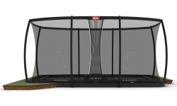 BERG Ultim Champion FlatGround 500 Black + siatka zabezpieczająca DLX XL