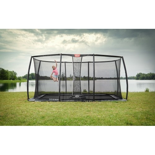 BERG Ultim Champion FlatGround 500 Black + siatka zabezpieczająca DLX XL