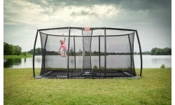 BERG Ultim Champion FlatGround 500 Black + siatka zabezpieczająca DLX XL