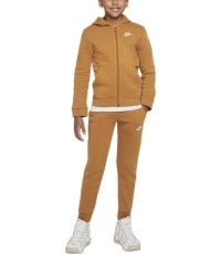 Dres sportowy dla chłopców Nike NSW Trk Suit Core, brązowy BV3634 754