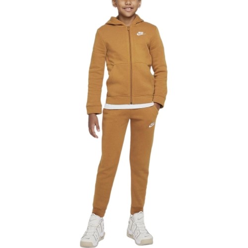 Dres sportowy dla chłopców Nike NSW Trk Suit Core, brązowy BV3634 754