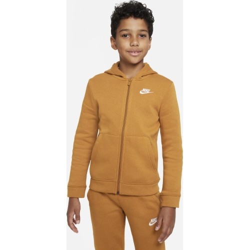 Dres sportowy dla chłopców Nike NSW Trk Suit Core, brązowy BV3634 754