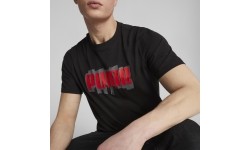 Puma Marškinėliai Vyrams Graphics Puma Wording Black 674475 01