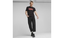 Puma Marškinėliai Vyrams Graphics Puma Wording Black 674475 01