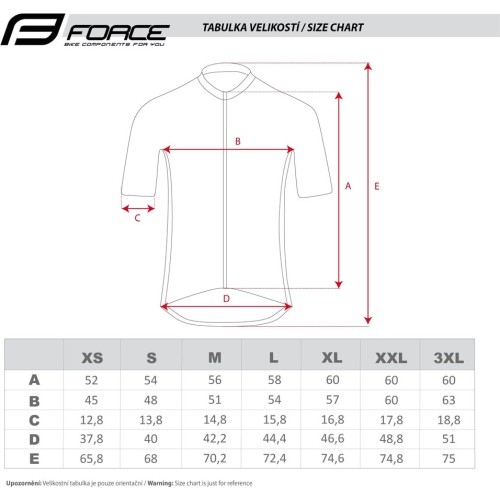 T-shirt FORCE VISION LADY, (biały) M