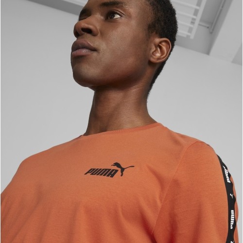 Koszulka męska Puma Ess+ Tape Tee Orange 847382 94
