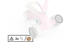 BERG GO² Pink - Osłona przedniego koła (2x)