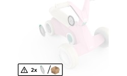 BERG GO² Pink - Osłona tylnego koła (2x)