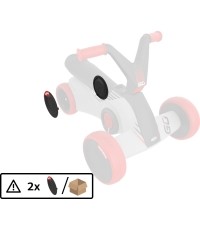 BERG GO² SparX Red - osłona tylnego koła (2 szt.)