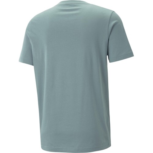 Puma bawełniana koszulka męska Graphics Wave Tee Green 674483 84