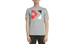 Converse Marškinėliai Star Chevron Tri Color Tee Grey