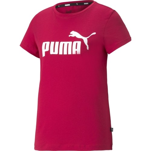 Puma bluzka damska Ess Logo Tee Bordeaux 586775 33
