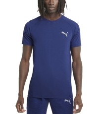 Puma Marškinėliai Vyrams Evostripe Tee Ele Blue