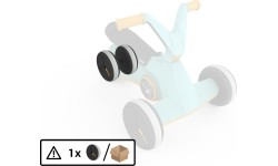 BERG GO Twirl Turquoise - tylne koło