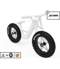 Koło 12'' All Terrain - czarny/biały